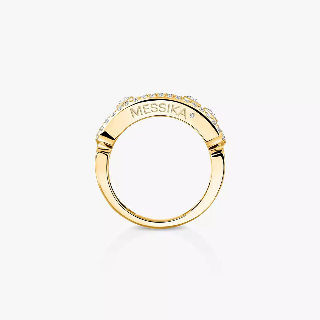 Move Gold Diamond Pave_ Ring