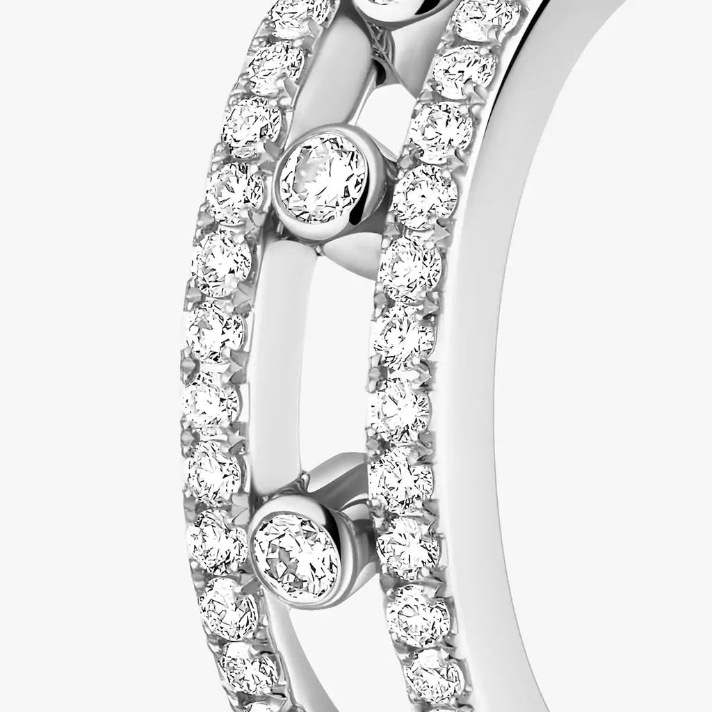 Diamond Pave_ Hoop Earrings Move