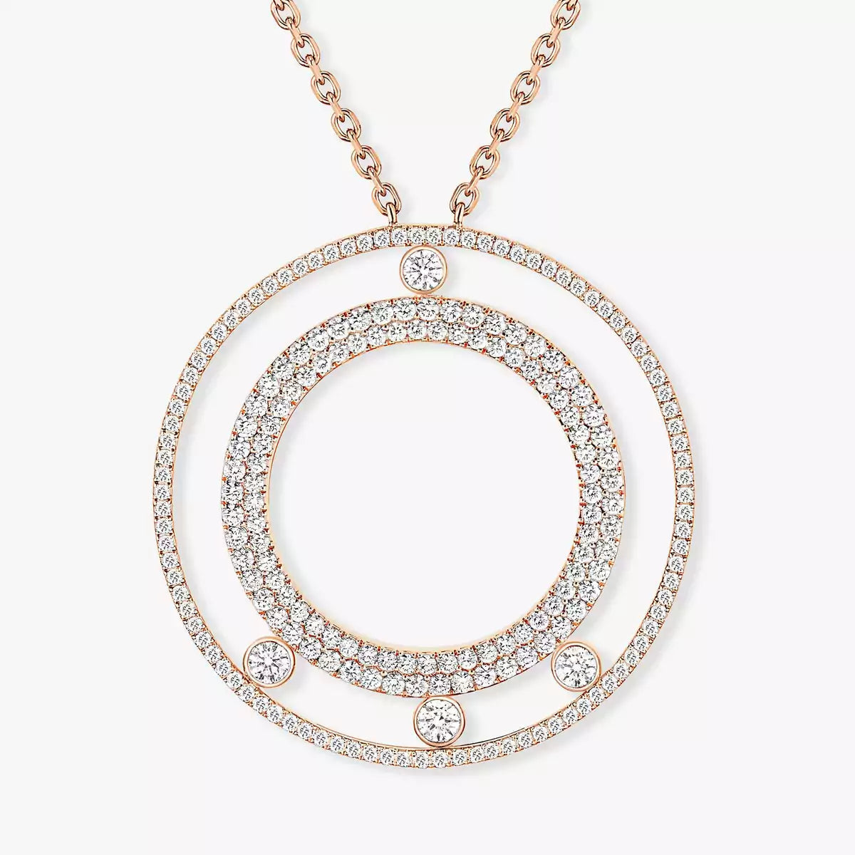 Move Romane Long Pave_-Set Diamond Necklace