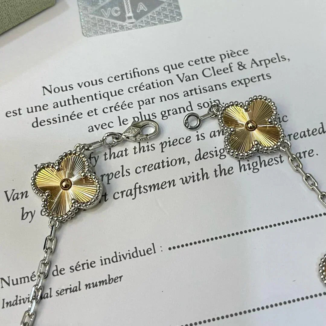 New  CLOVER 5 MOTIF LASER BRACELET COLLECTION