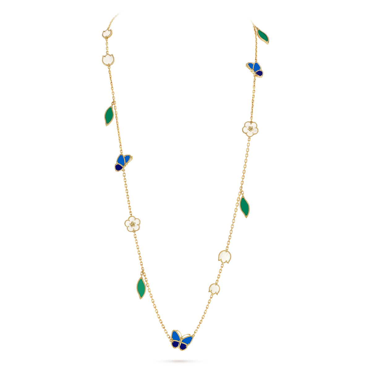 26 NEW CLOVER 15 MOTIFS LUCKY NECKLACE