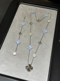 25 NEW CLOVER 15 MOTIFS PURPLE CHALCEDONY