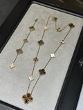 25 NEW CLOVER 15 MOTIFS GRAY MOTHER-OF-PEARL