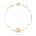 FRIVOLE GOLD FLOWER DIAMOND BRACELET