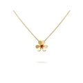 FRIVOLE GOLD FLOWER NECKLACE