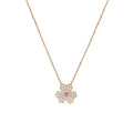 FRIVOLE ROSE GOLD FLOWER DIAMOND NECKLACE