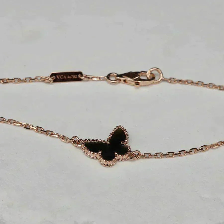 BUTTERFLY ONYX  BUTTERFLY BRACELET