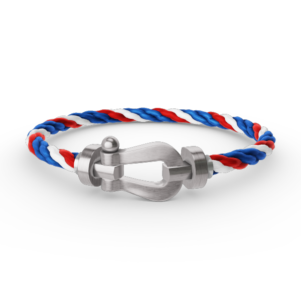 FORCE LARGE HORSESHOE NO DIAMOND BRACELET SILVER